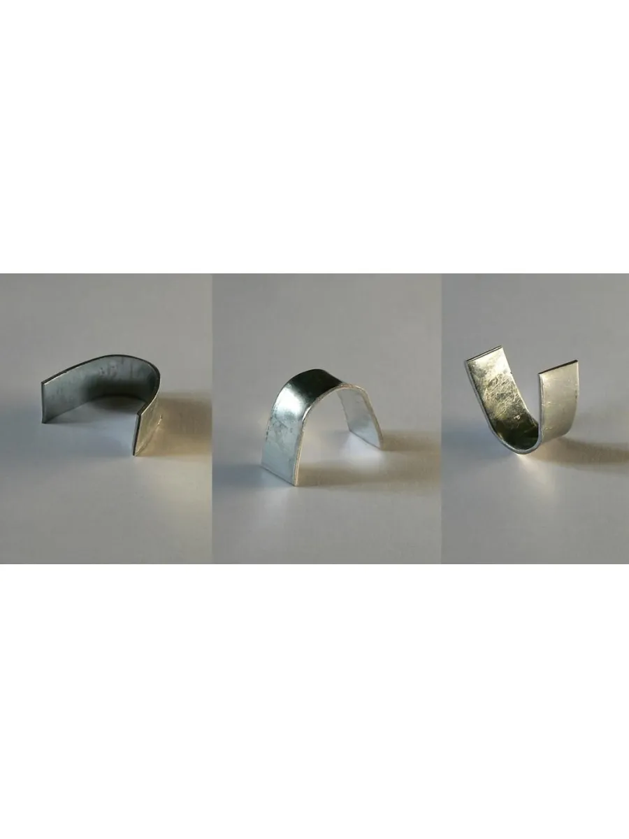 Скоба монтажная металлическая-1,0 (длина 45мм, ширина 10мм, толщина 1,2мм)