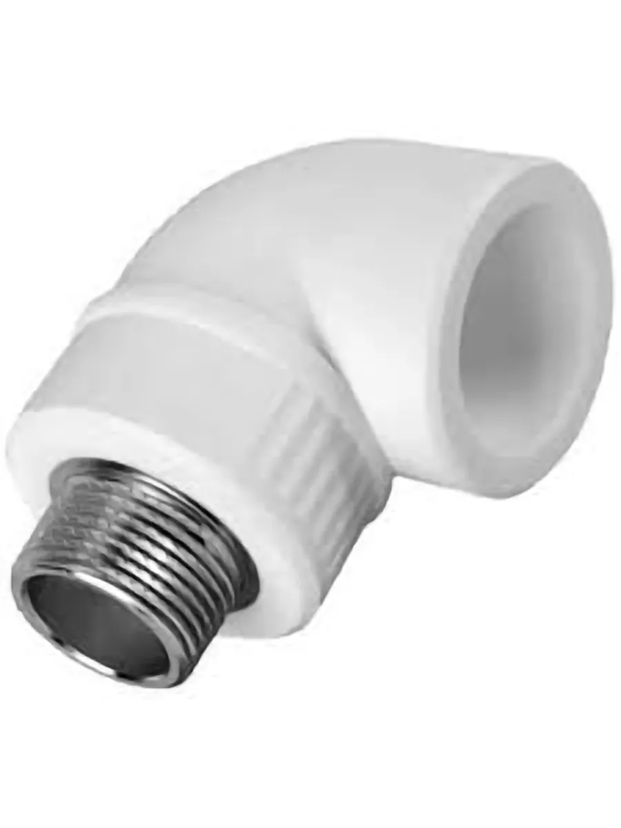 Угольник ППР с наружной резьбой 25х3/4"