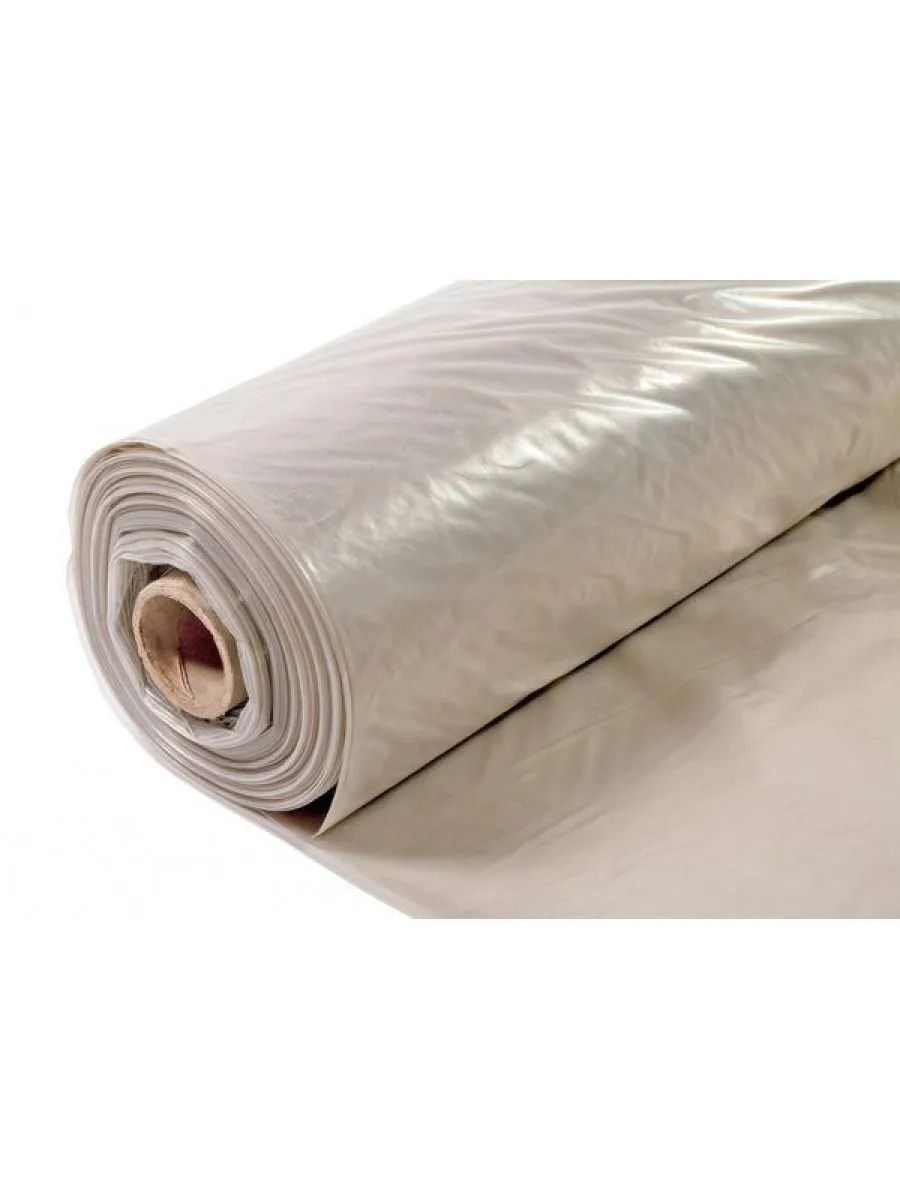 Пленка ПВД полиэтиленовая прозрачная 1500 мм*200мкм (рулон 100 метров) техническая