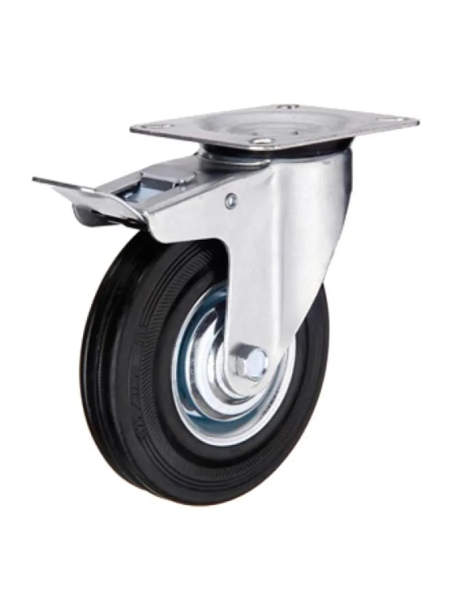 SCb (42) Колесная опора, промышленная, поворотная с тормозом 100 мм (грузопод.70кг) FORCE LIFTING