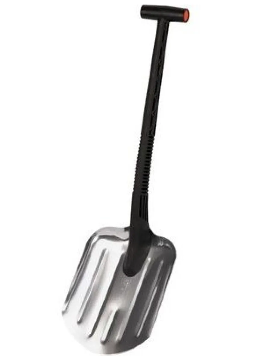 Лопата для уборки снега алюминиевая 205х260 мм с черенком