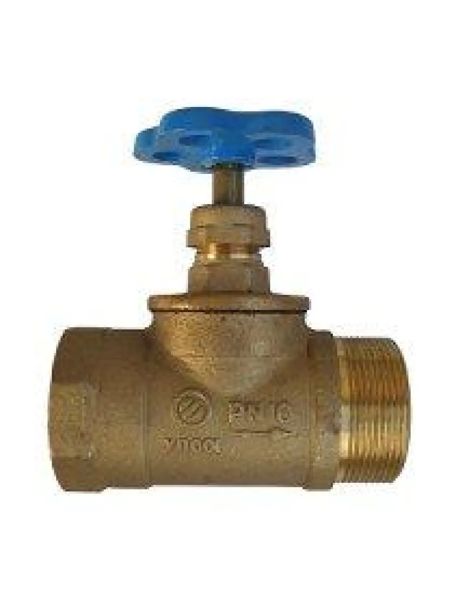 Кран пожарный КПЛП Ду65 латунь 1,6Мпа прямой 180 гр. (муфта-цапка)