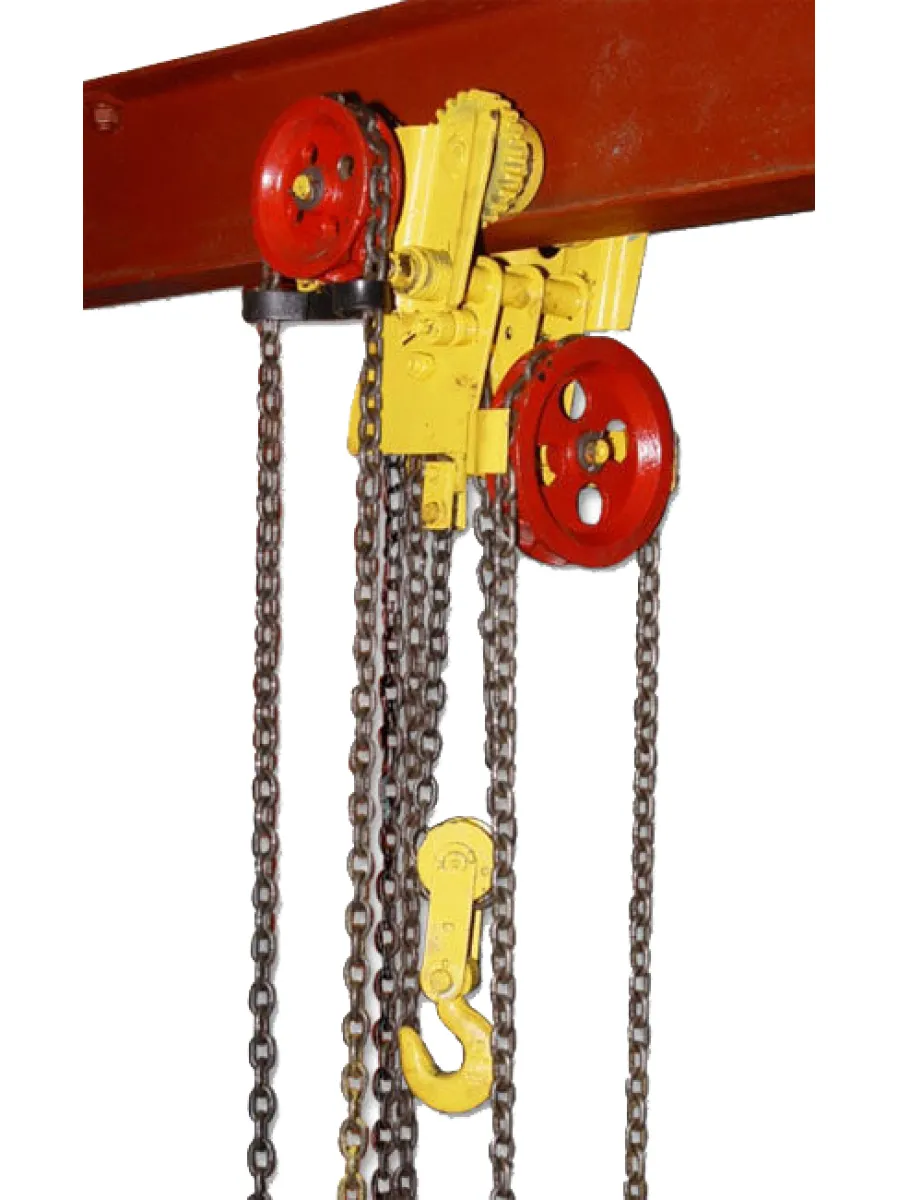 Таль ручная червячная передвижная ТРЧП  8,0 тн  9 м (балка 45М)