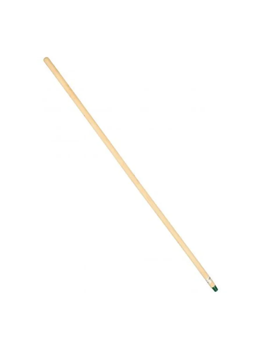 Черенок для метлы с деревянной резьбой 25х1250/1200 мм