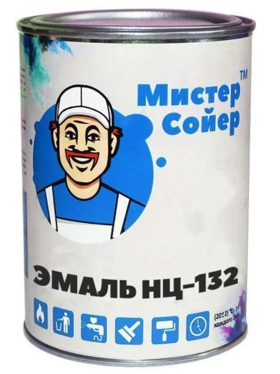 Эмаль НЦ-132 белая (3 кг)