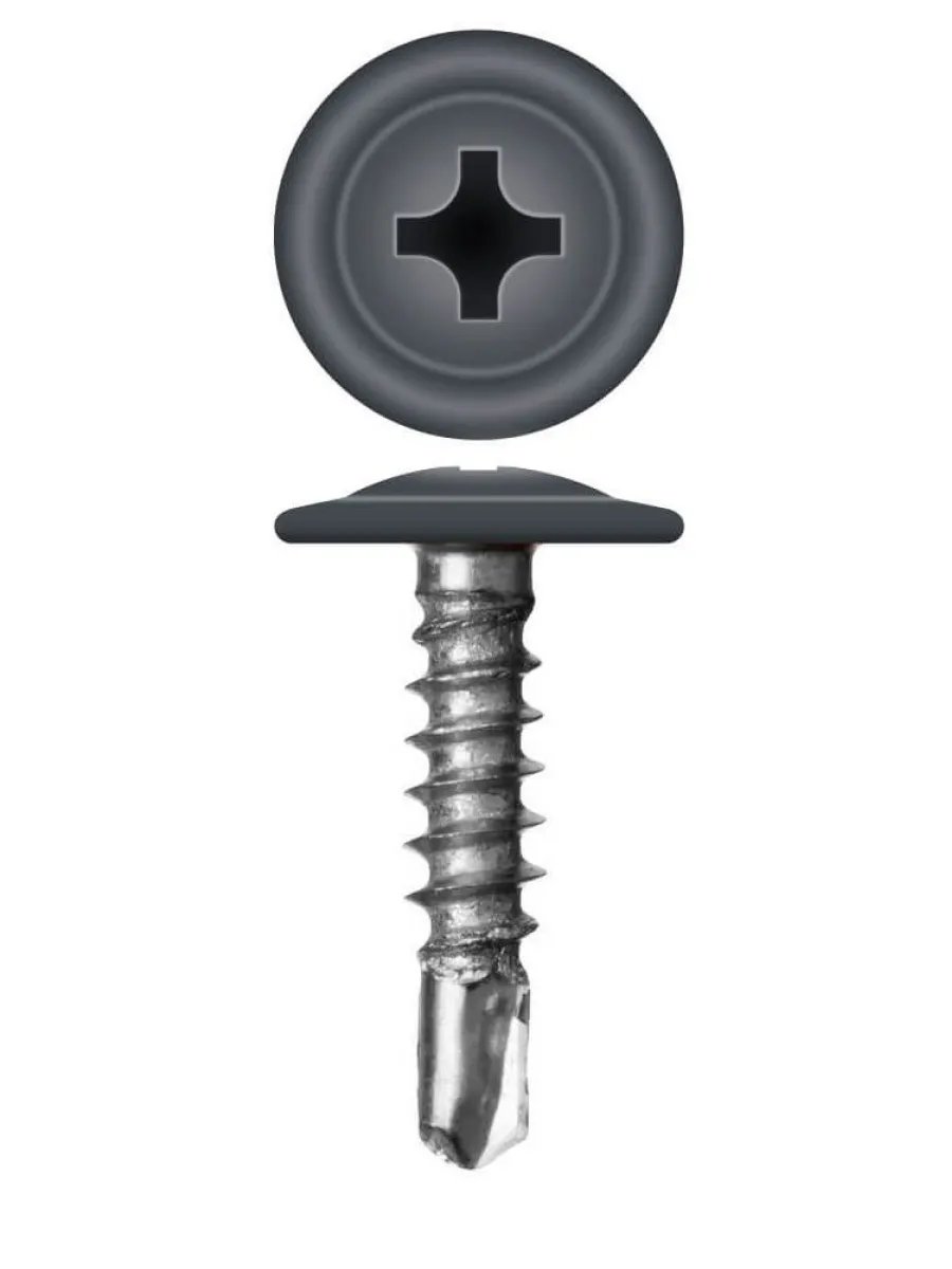 Саморезы с п/ш сверло 4,2х41 7024 графит