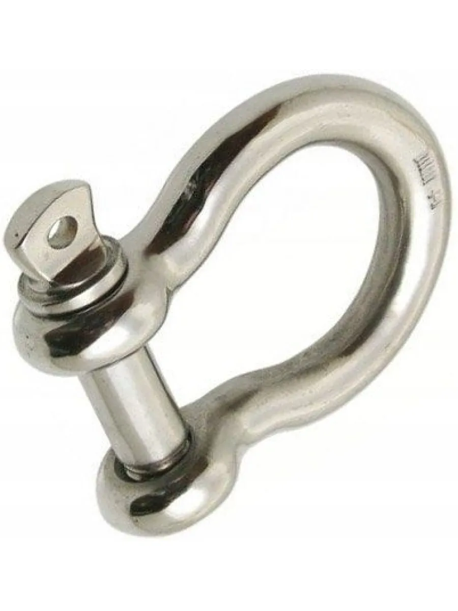 Скоба такелажная ОМЕГА-образная АРТ 8260 А4 НЕРЖАВЕЙКА  5мм