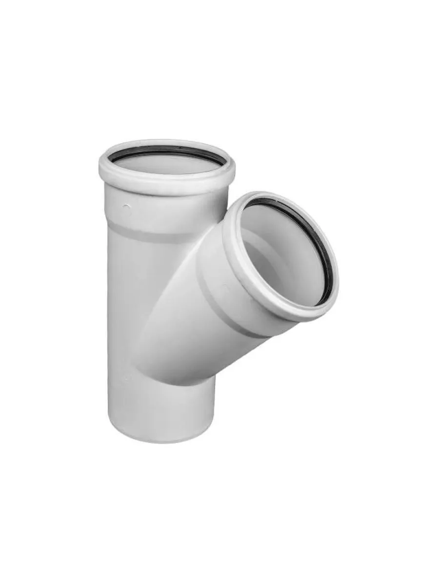 Тройник малошумный 110х110х45º