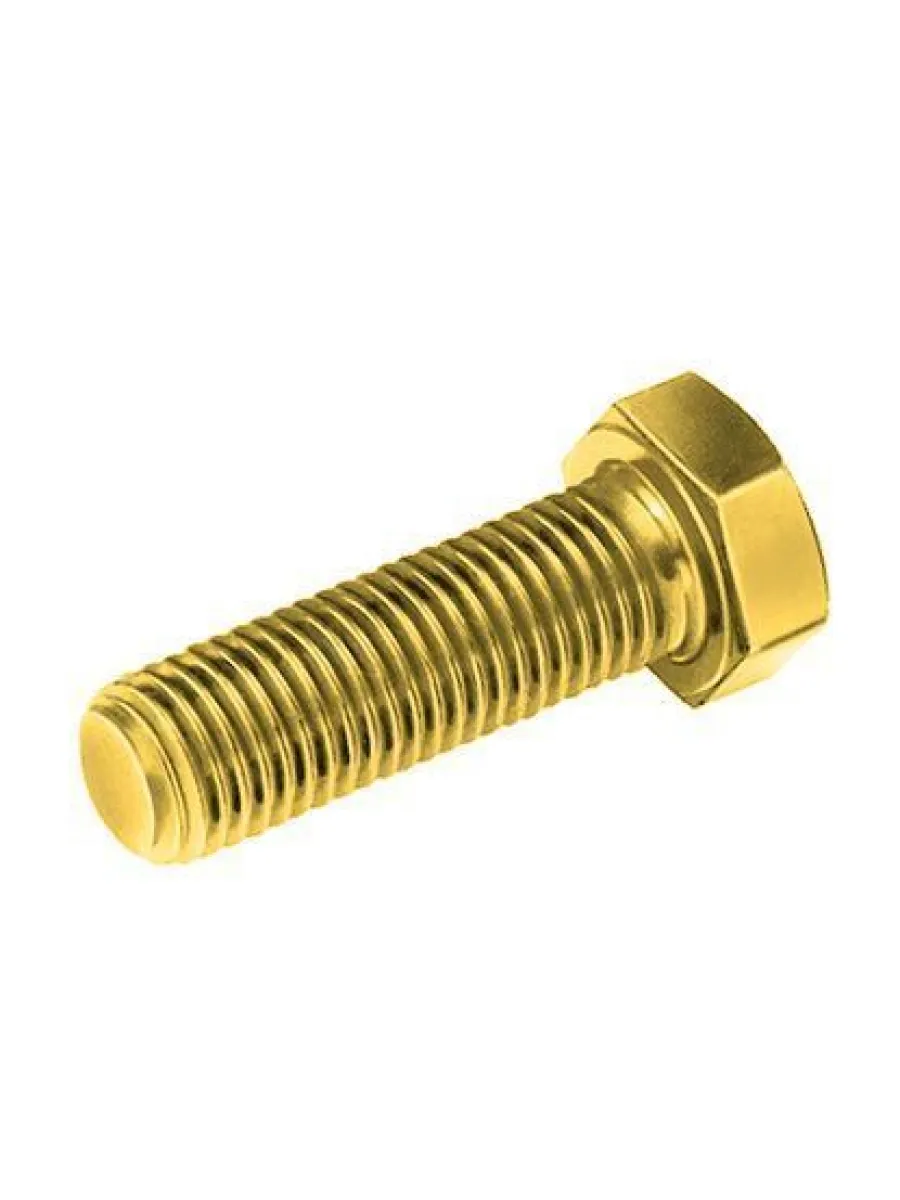 Болт DIN 933 полная резьба ЛАТУНЬ  5х 8