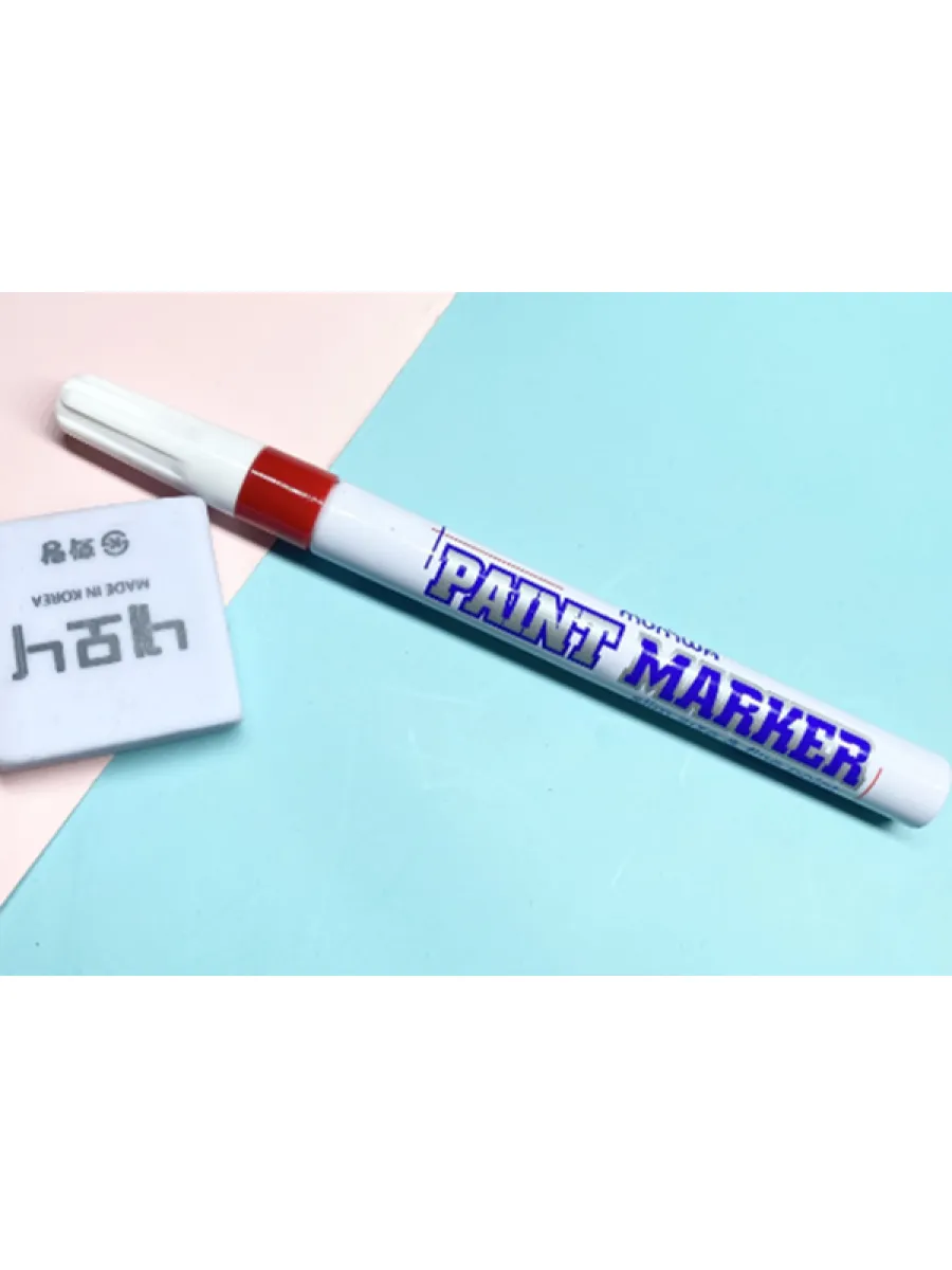 Маркер-краска ширина линии 2мм красный MunHwa (упаковка 12шт)
