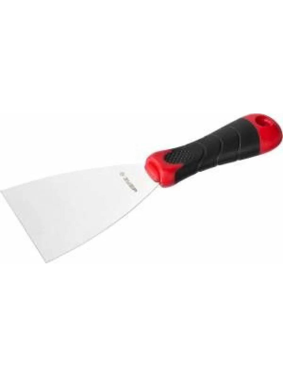 Шпатель ЗУБР "Мастер", профилированное нержавеющее полотно, 2к ручка,  60мм