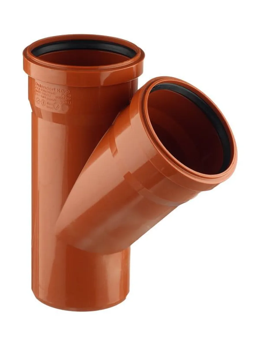 Тройник наружный 200х200х45º