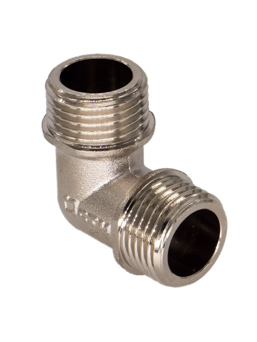 Уголок никелированный с ограничителем 25 ш/ш (1")