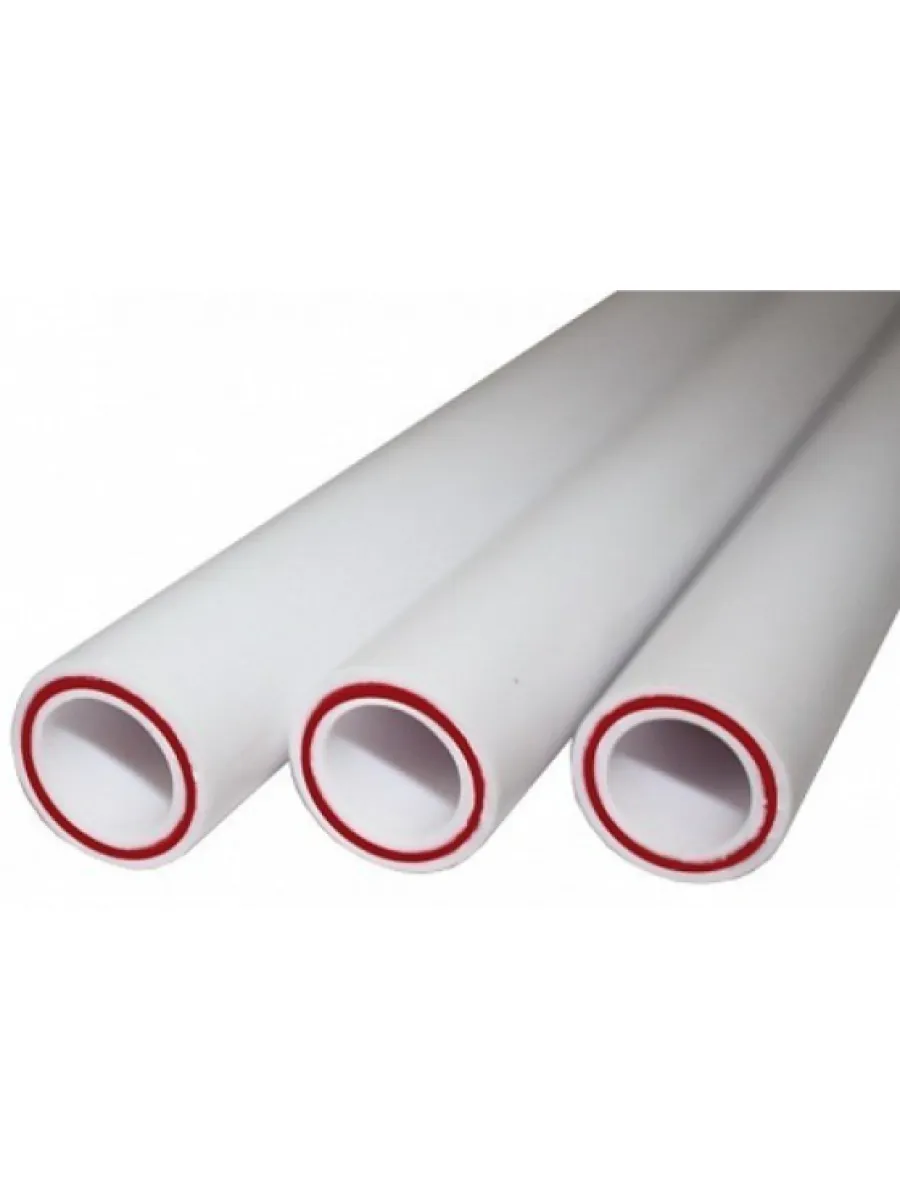 Труба полипропиленовая  50х8,3 мм горячая вода Ру 25 армированная алюминием РВК (длина 4 метра) 