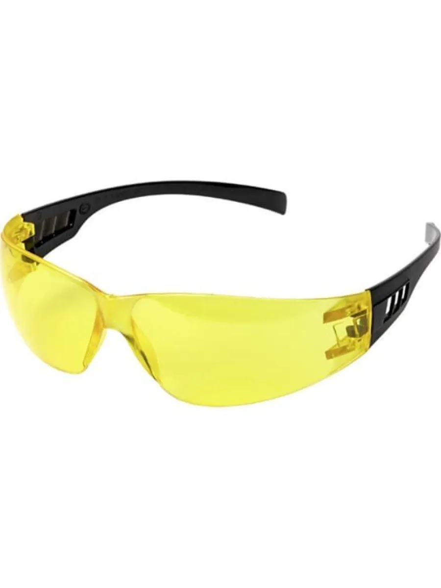 Очки защитные открытого типа, желтые Класик