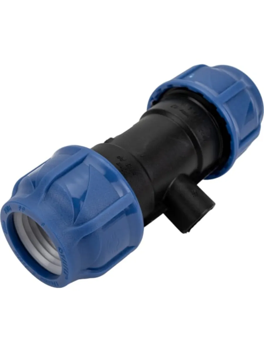 Тройник компрессионный, внутренняя резьба d 40x3/4 PN16