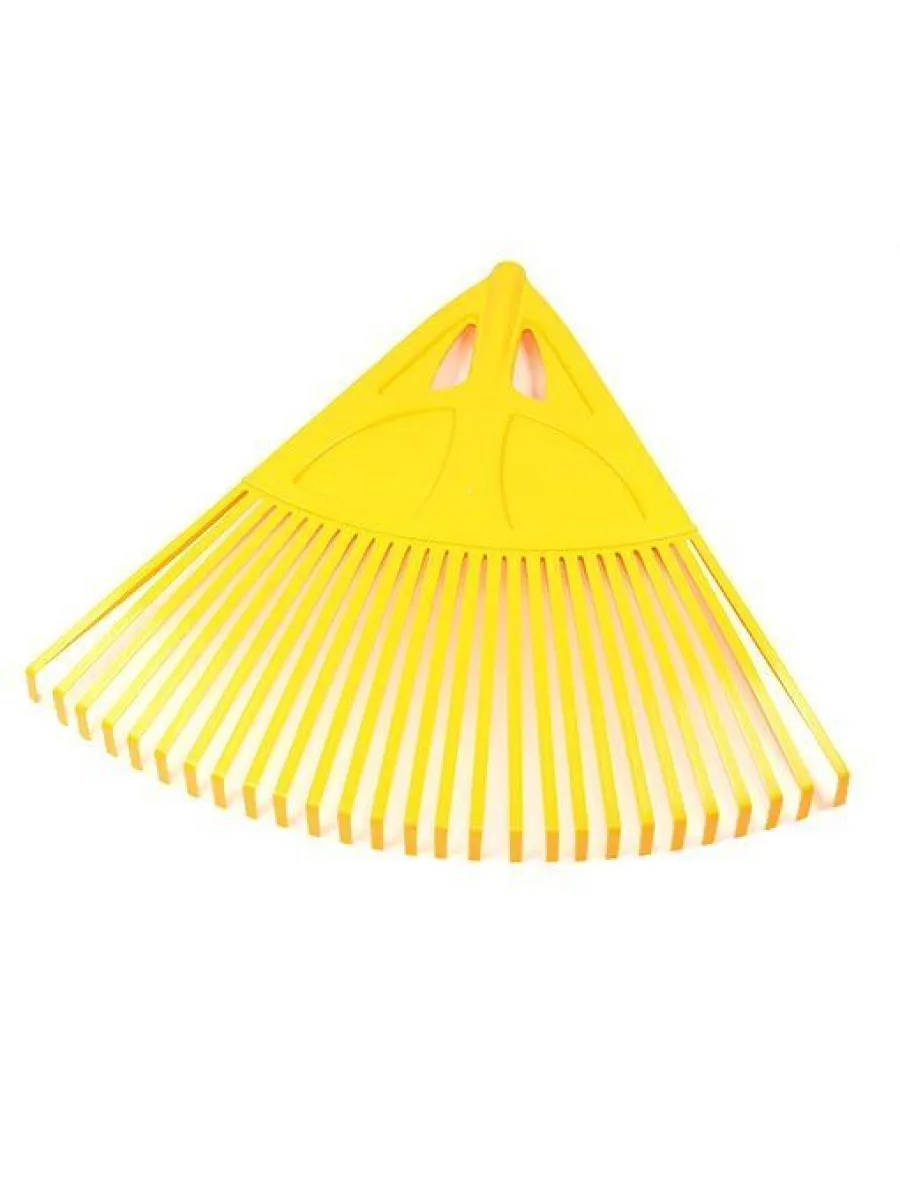 Грабли веерные PROTEX "УМЕЛЕЦ" желтые веер 60 см, без черенка (под 25мм) УЦЕНКА