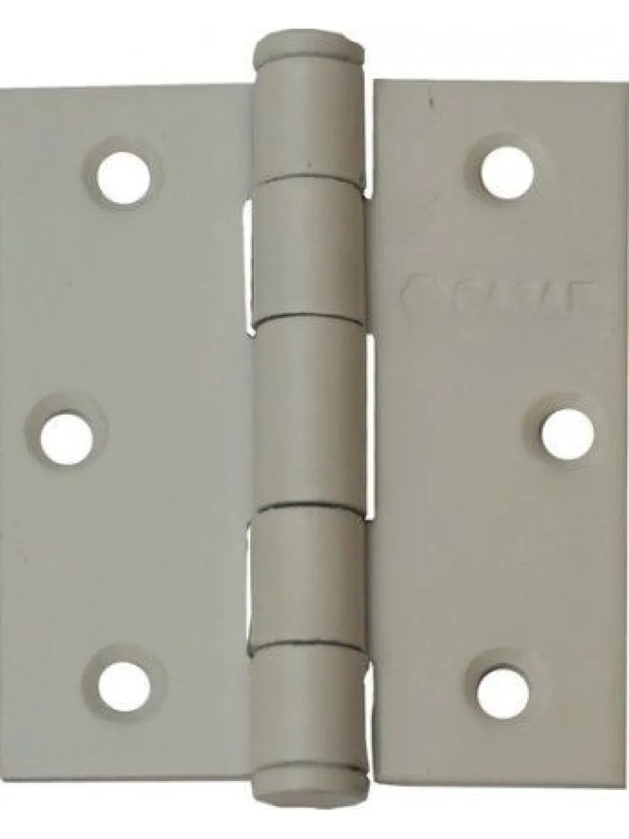 Петля универс. 3"х2,5"х2мм (75х62,5мм) белая САЗАР