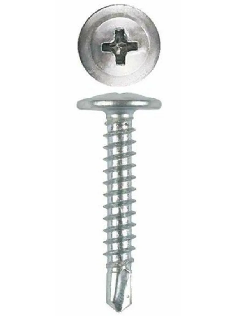 Саморезы с п/ш сверло оц 4,2х13 (упаковка 1000шт.) POWER FASTEN