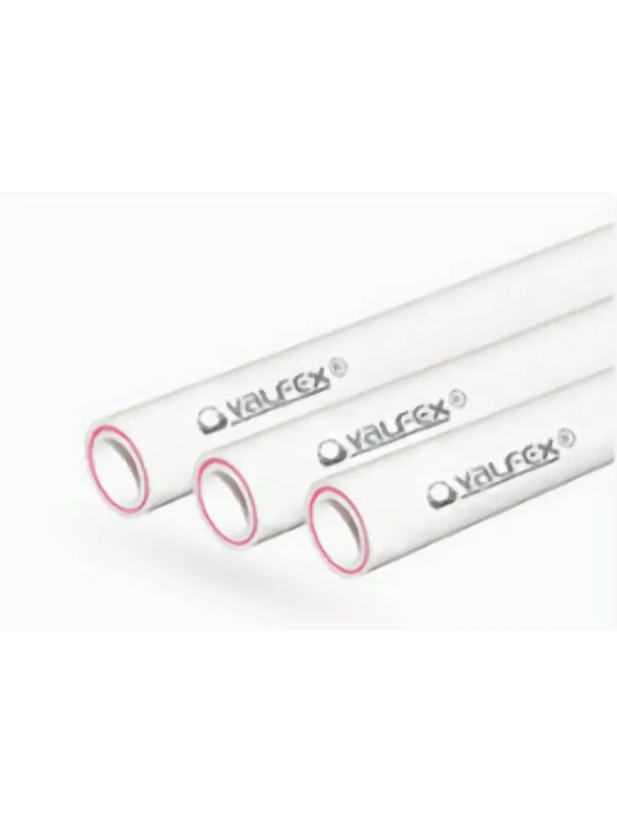 Труба полипропиленовая  20х3,4 мм горячая вода Ру 25 армированная стекловолокном Valfex (длина 4 метра)