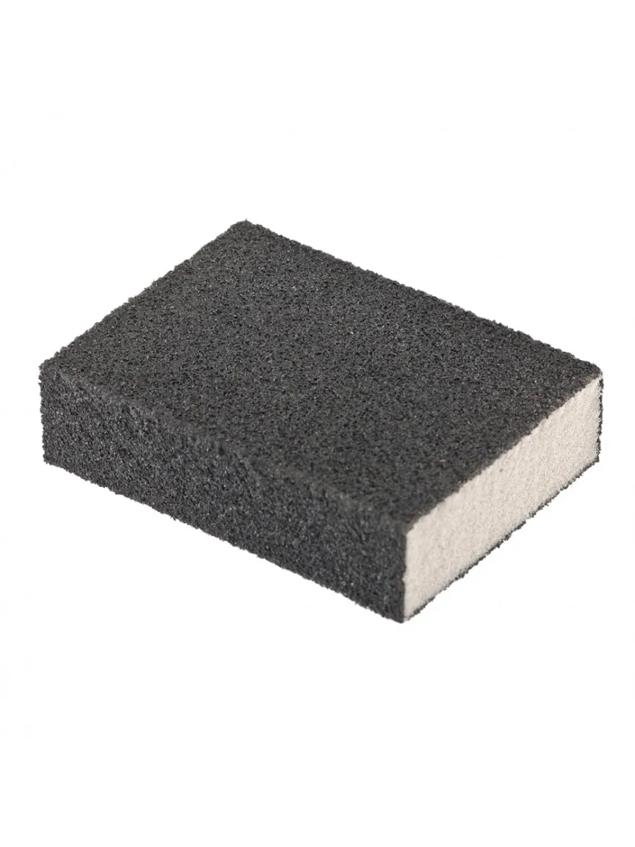Губка для шлифования 100х70х25 мм, средняя плотн., P 40