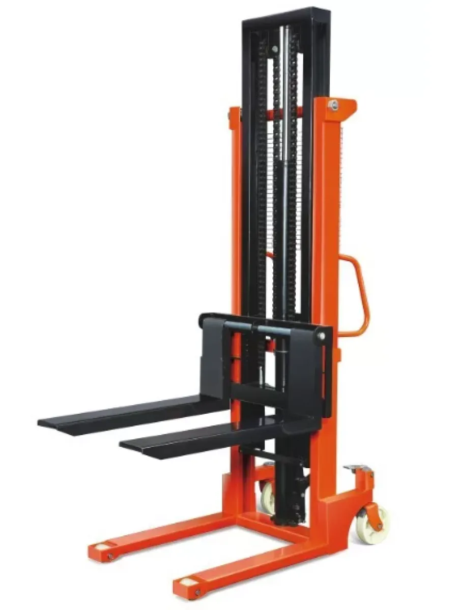 Штабелер ручной гидравлический г/п 1,0 тн высота 3,0 м длина вил 1150 мм ширина вил 550мм