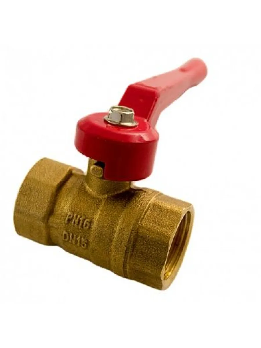 Кран шаровый лат муфт г/г рычаг 11б27п1 Ду 32