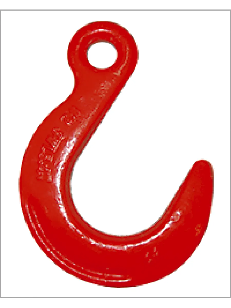 Крюк с широким зевом г/п 1,2 тн-1,6 тн (6 цепь, 8кл) FORCE LIFTING