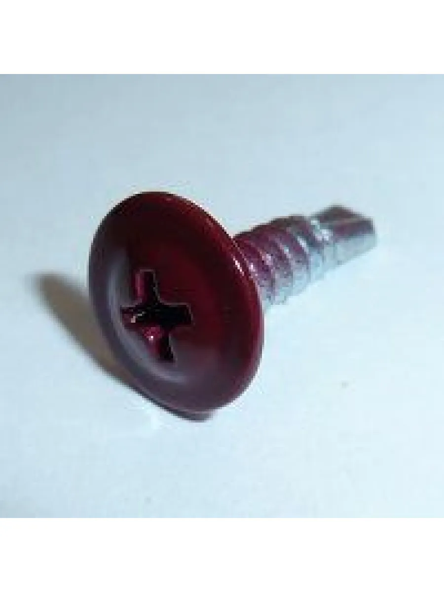 Саморезы с п/ш сверло 4,2х38 3003 красный рубин (упаковка 500шт.)