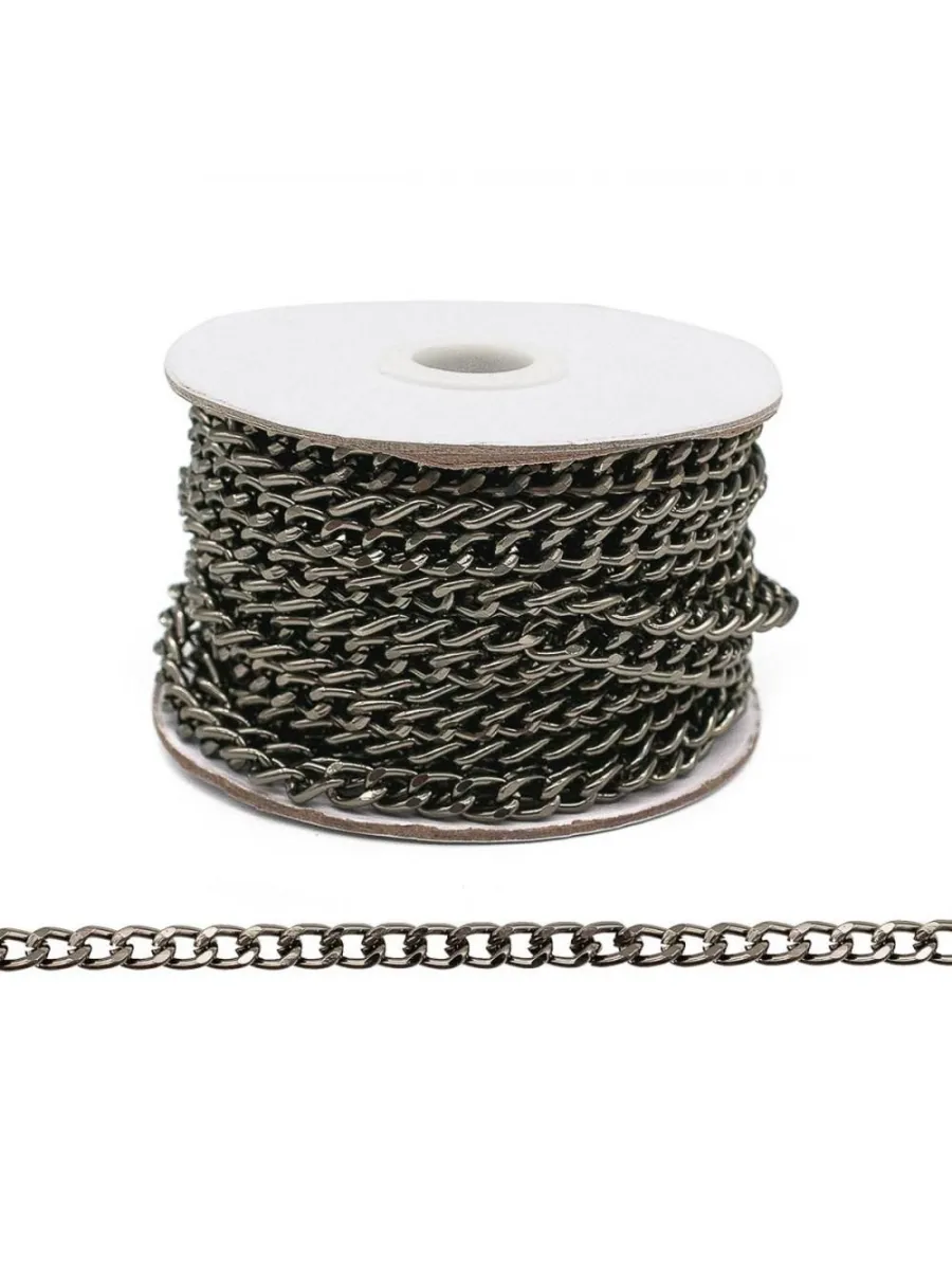 Цепь декоративная "Панцирная" 1,5 мм (серебро)