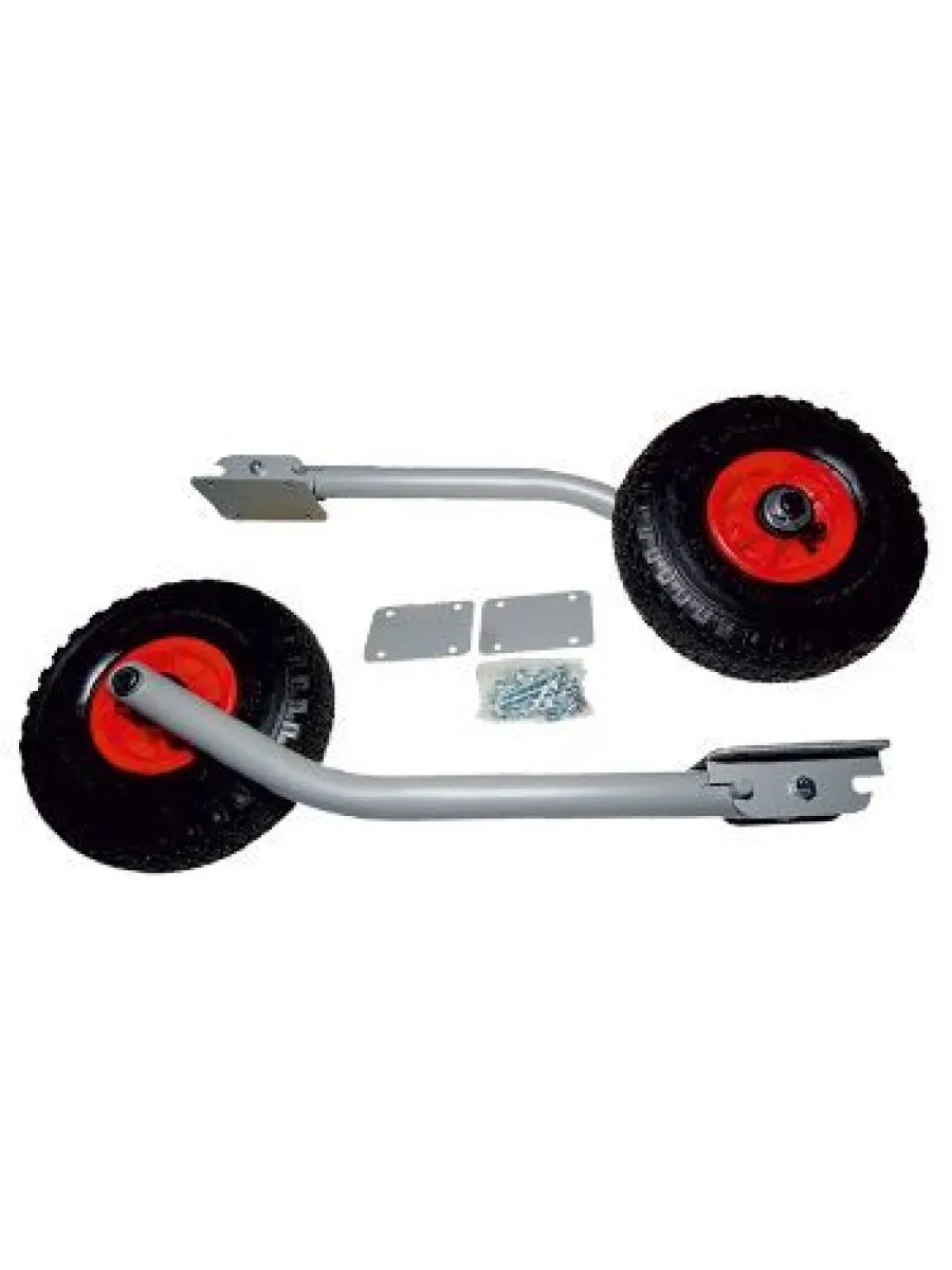 Колесо транцевое 260мм, перекидное, сталь с полимер.покрас. 500мм, станд.дно лодки (150кг)