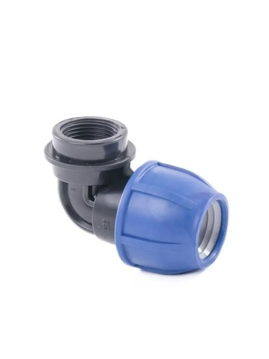 Отвод компрессионный, внутренняя резьба d 40х1 1/2" PN16