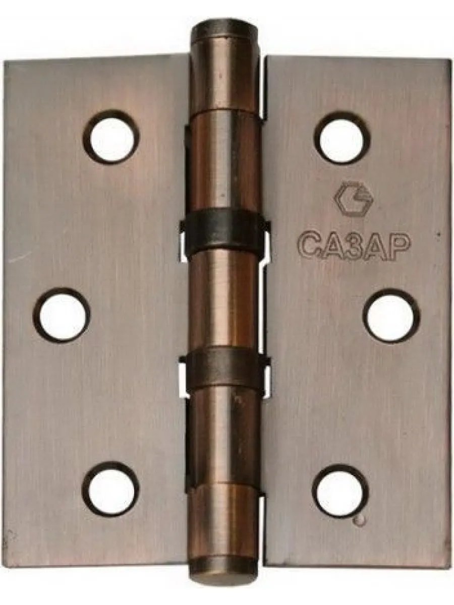 Петля универс. 3"х2,5"х2мм (75х62,5-65мм) медь САЗАР