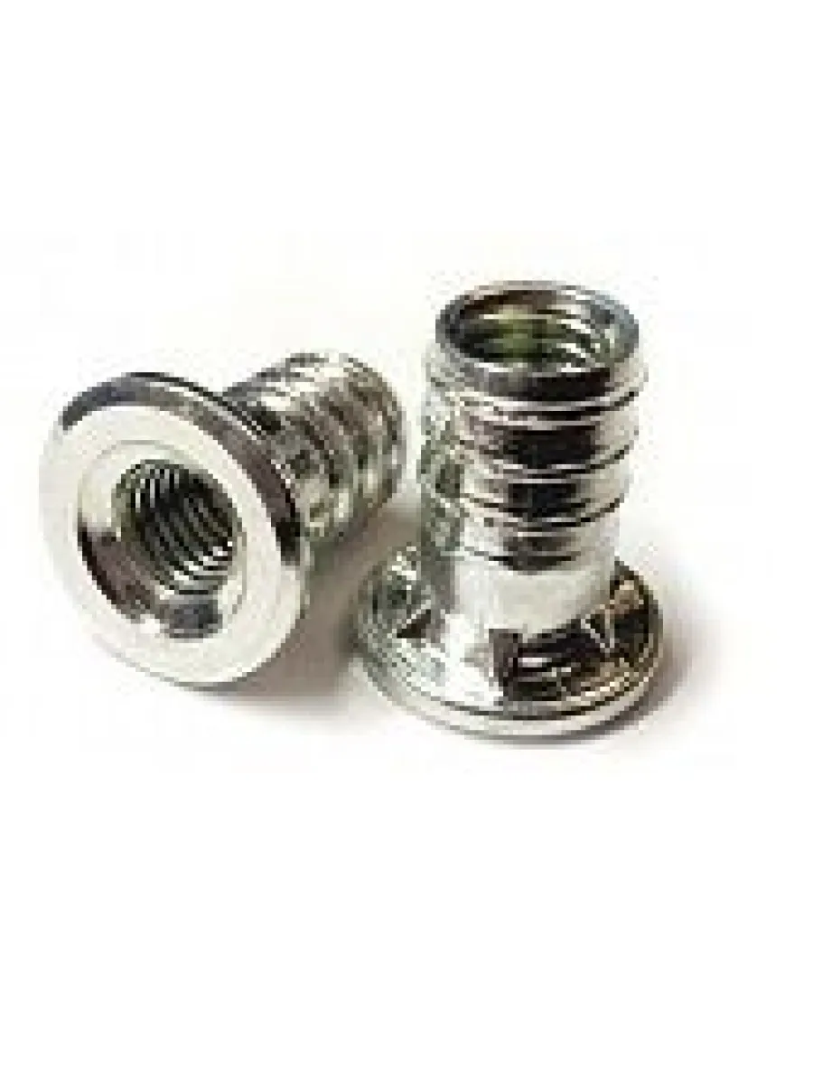 Втулка забивная с плоским фланцем М 8х16 мм оцинк