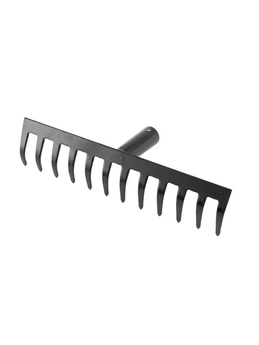 Грабли прямые 12-зубые 300 мм без черенка  посадочн 25мм