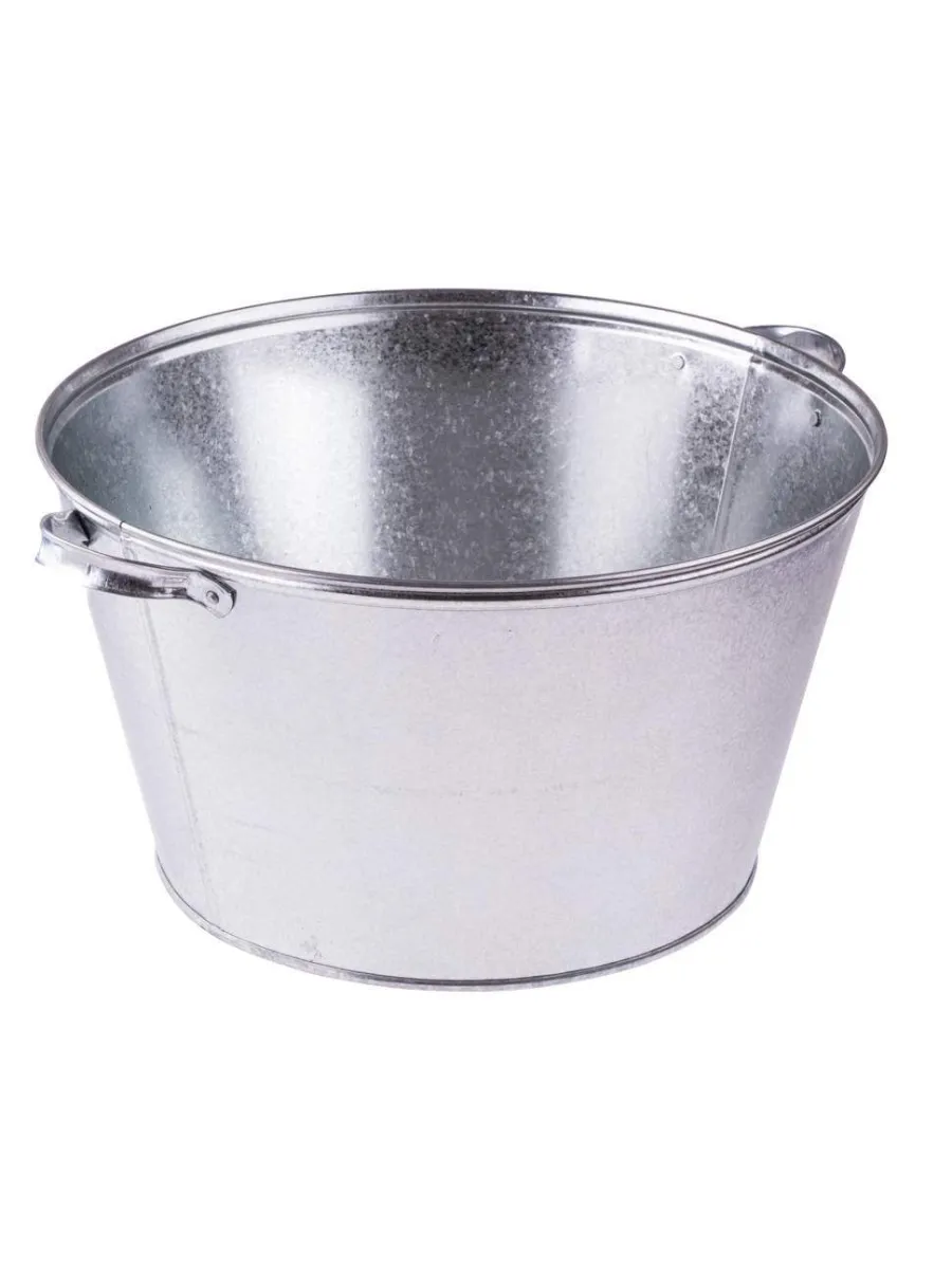 Таз круглый 26 л оцинкованный