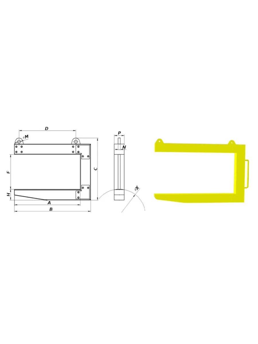 Захват для рулонов стали с подвесом за две точки 10,0 тн ЗРС2-10/1250