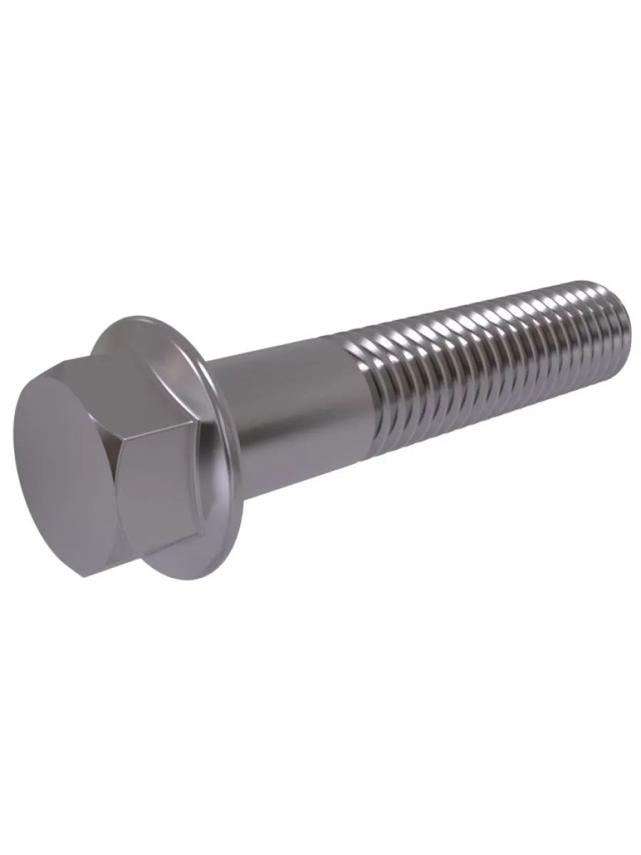 Болт DIN 6921 шестигранный с фланцем оцинк. 6,0х 30 к.п.10,9