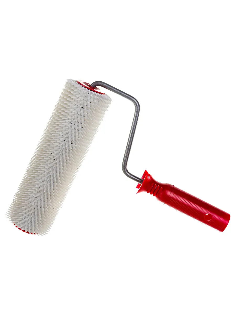 Валик игольчатый  72х240мм ЗУБР "Мастер" для наливных полов в сборе, пластмассовые иглы 13мм