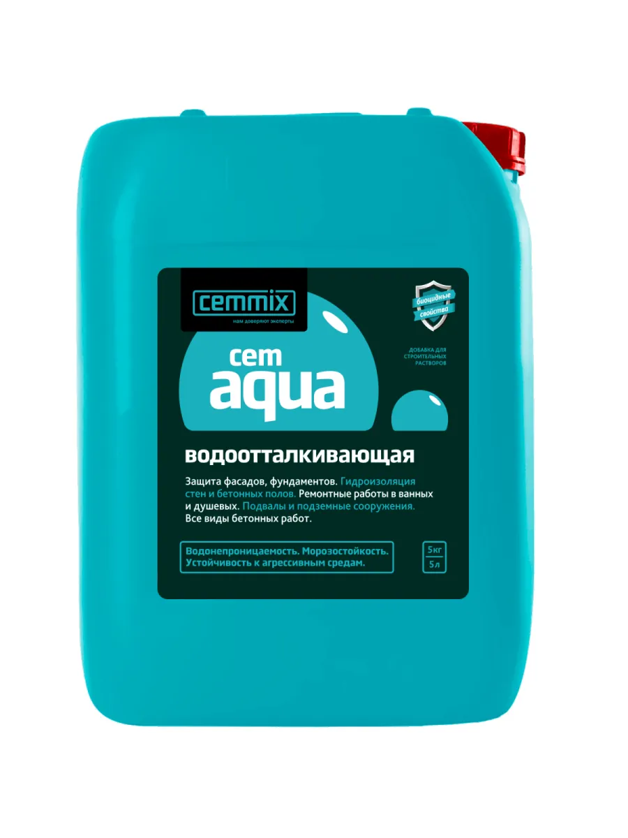 Добавка Водоотталкивающая CemAqua, 5л