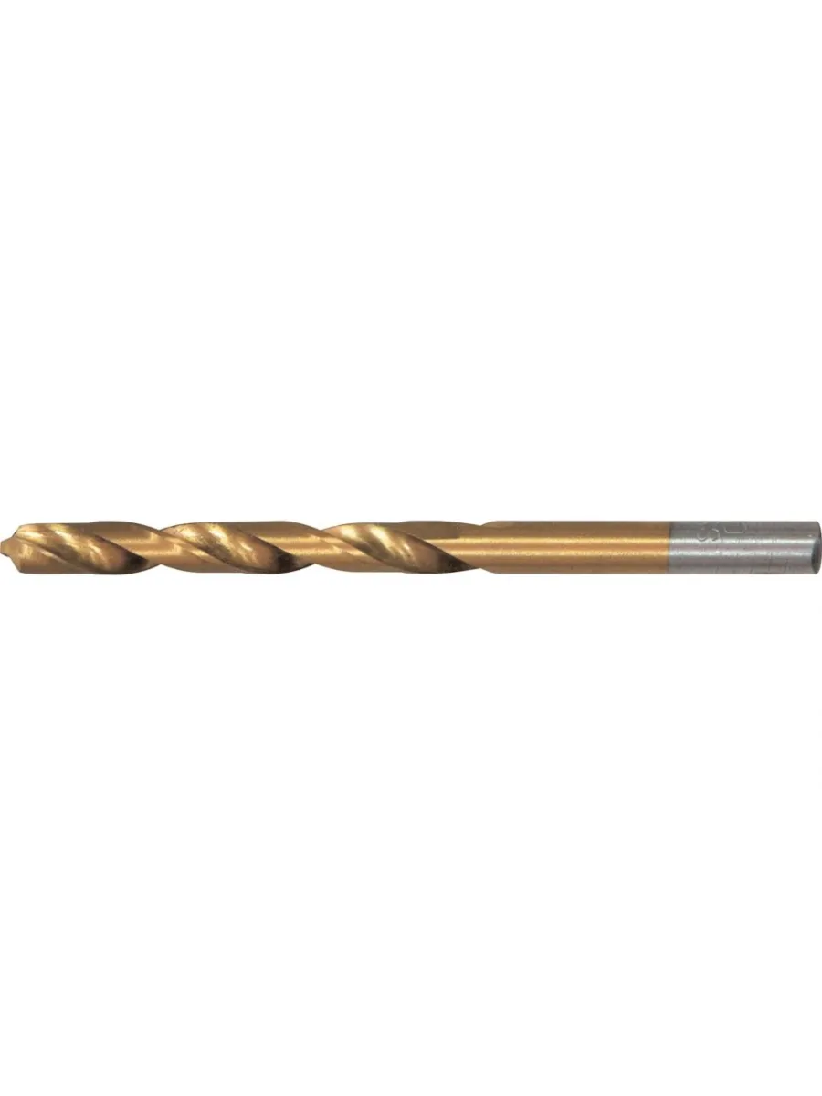 Сверло по металлу  4,5 мм нитридтитановое покрытие, цилиндрический хвостовик
