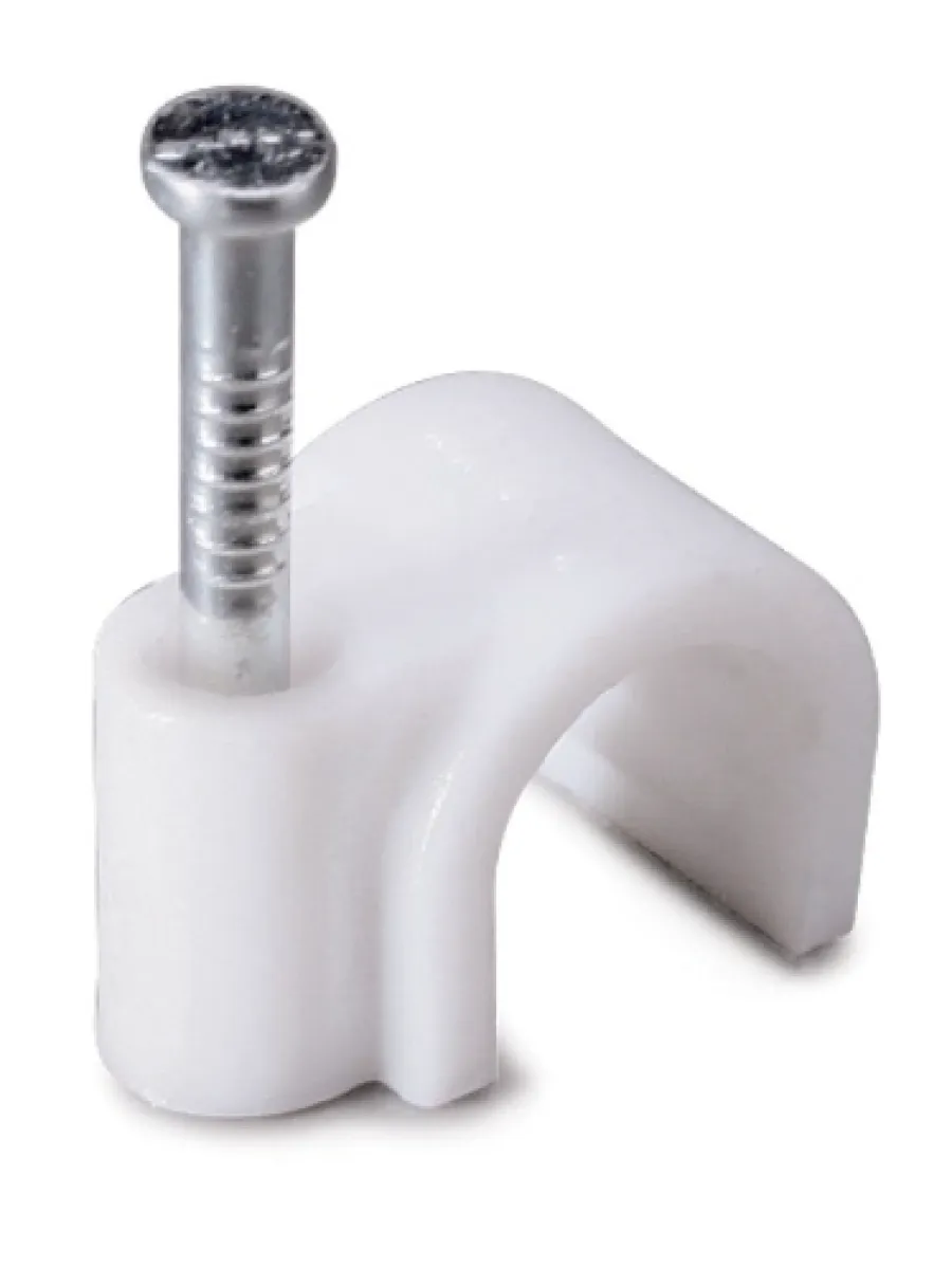 Скоба пластмасовая круглая СПК 12