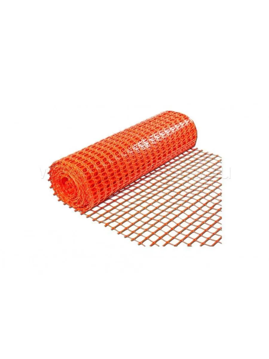 Аварийное ограждение А-40*2*25, ячейка 40х40мм, 2х25м, оранжевый полипропилен