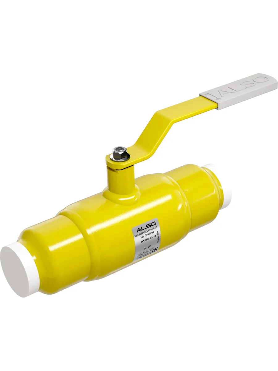 Кран шаровый ALSO КШПП GAS Ду150 Ру 2,5 МПа из Ст.20 полнопроходной