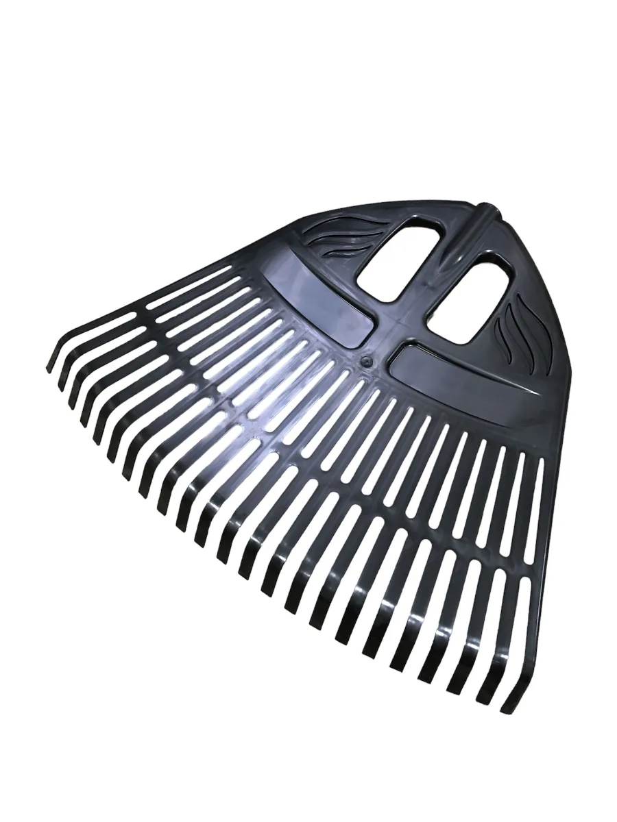 Грабли веерные 23-зубые пластмассовые, без черенка