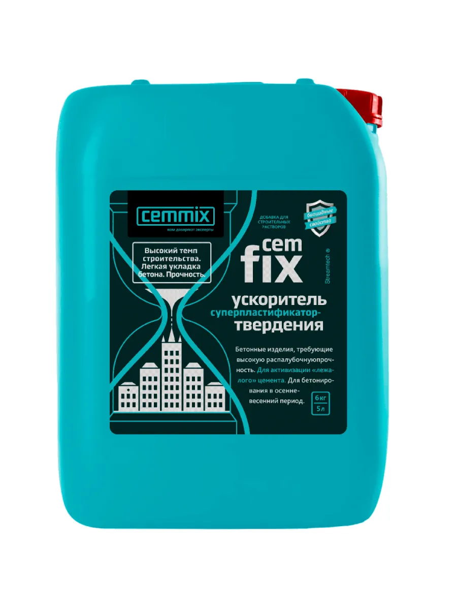 Ускоритель набора прочности CemFix, 5л