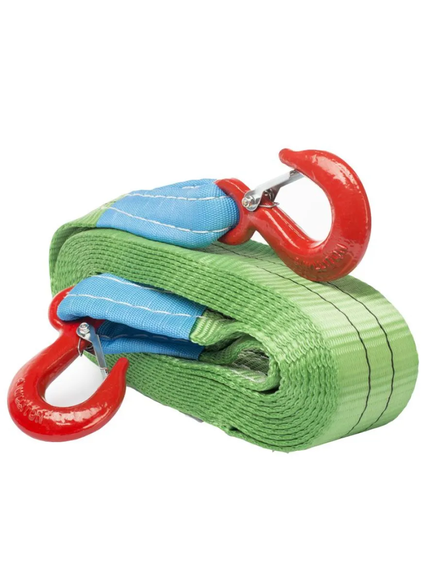 Буксир текстильный ленточный  8,0 тн 5,0 м (крюк-крюк)