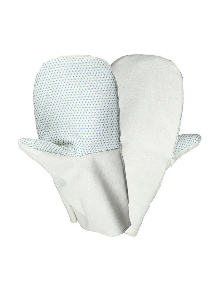 Рукавицы Х/Б двунитка с ПВХ-наладонником 220гр/м² аппретир.