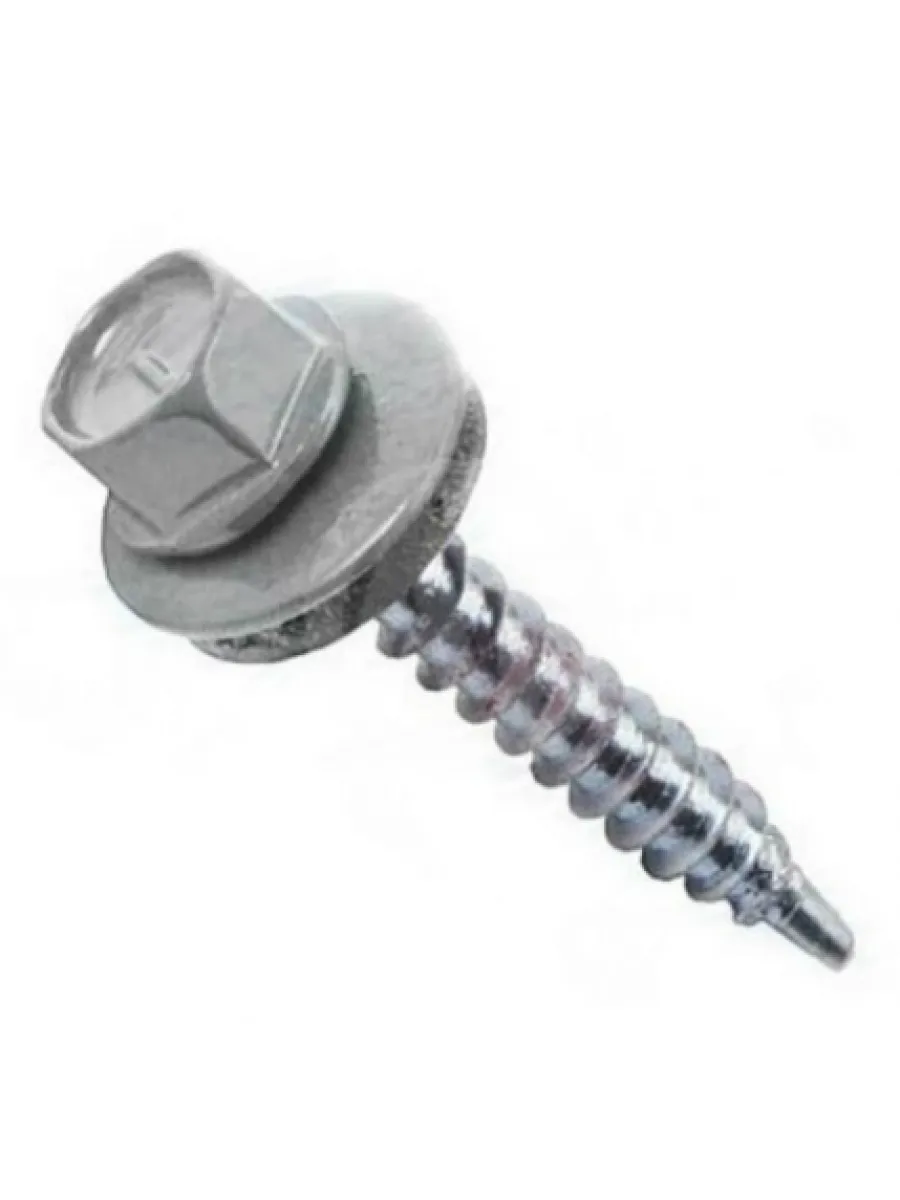 Саморезы ш/г 7004 серый 5,5х25 (упаковка 575шт.) POWER FASTEN 