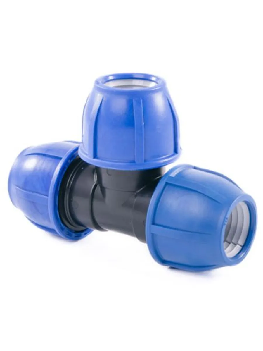 Тройник компрессионный переходной d 50х40х50 PN16